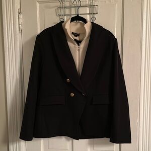 Versatile Blazer with Cashmere Insert